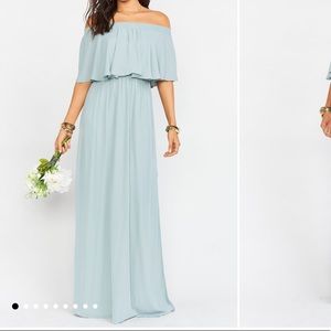 Show Me Your MuMu Hacienda Maxi Dress Silver Sage